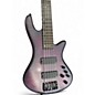 Used Schecter Guitar Research Stiletto Studio 5 String Purple Electric Bass Guitar