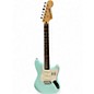 Used Squier Paranormal Cyclone Daphne Blue Solid Body Electric Guitar thumbnail
