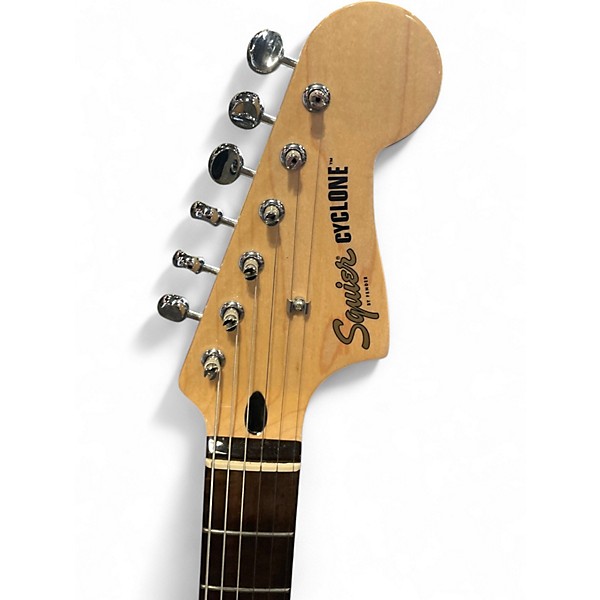 Used Squier Paranormal Cyclone Daphne Blue Solid Body Electric Guitar