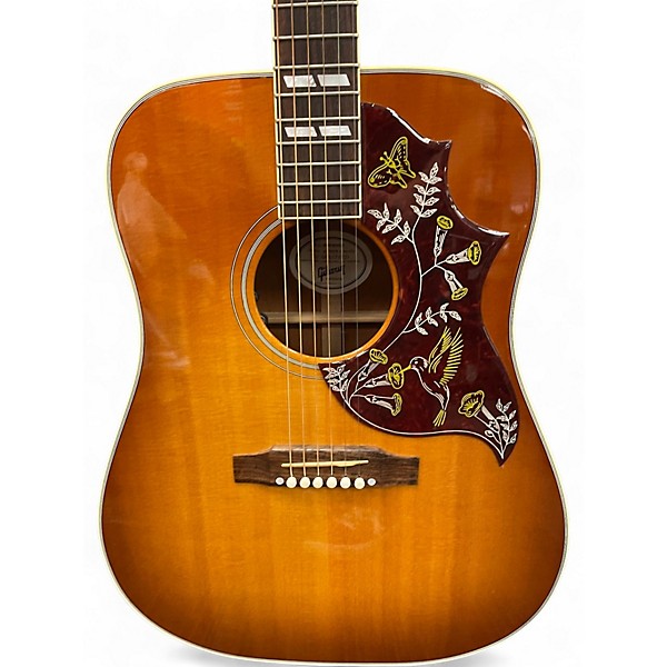 Used Gibson Hummingbird Heritage Cherry Sunburst Acoustic Electric Guitar