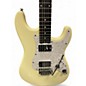 Used Schecter Guitar Research jack fowler traditional HT Antique Ivory Solid Body Electric Guitar