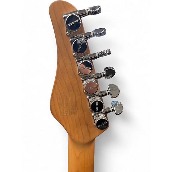 Used Schecter Guitar Research jack fowler traditional HT Antique Ivory Solid Body Electric Guitar