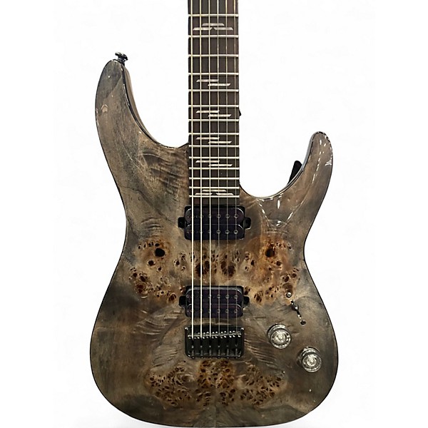 Used Schecter Guitar Research OMEN ELITE Charcoal Solid Body Electric Guitar