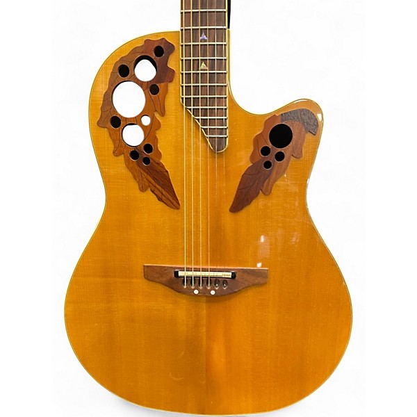 Used Ovation CSE44 Natural Acoustic Electric Guitar