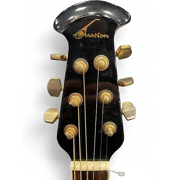 Used Ovation CSE44 Natural Acoustic Electric Guitar