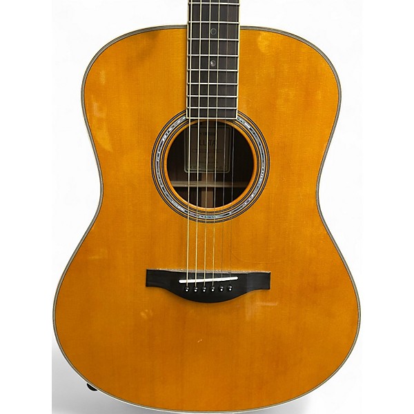 Used Yamaha LL-TA Natural Acoustic Electric Guitar