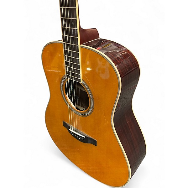Used Yamaha LL-TA Natural Acoustic Electric Guitar