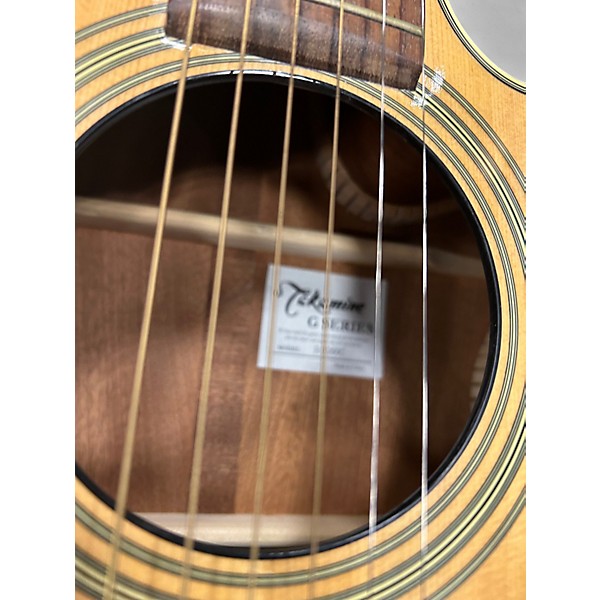 Used Takamine EG260C Natural Acoustic Electric Guitar