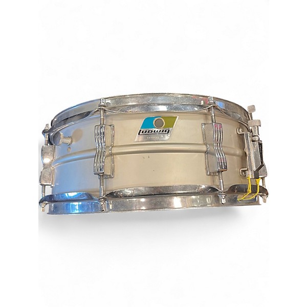 Used Ludwig 14in Acrolite Snare Silver Drum