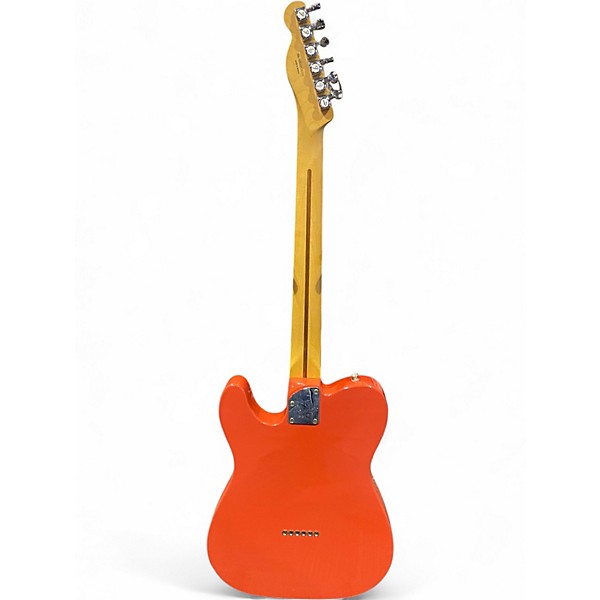 Used Fender Deluxe Nashville Telecaster Fiesta Red Solid Body Electric Guitar