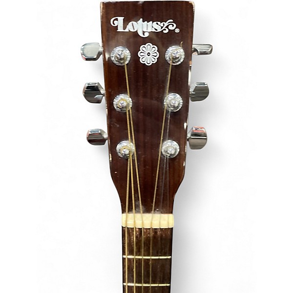 Used Lotus L85 Natural Acoustic Guitar
