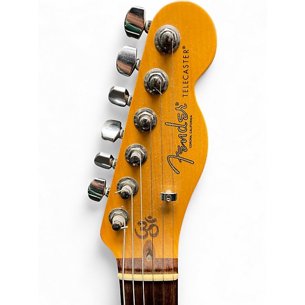 Used Fender American Professional II Telecaster Surf Green Solid Body Electric Guitar
