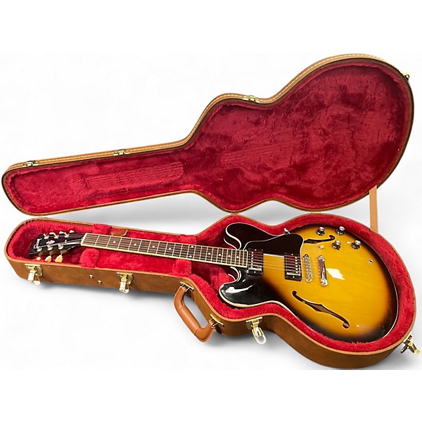 Used Gibson ES 335 Tobacco Burst Hollow Body Electric Guitar