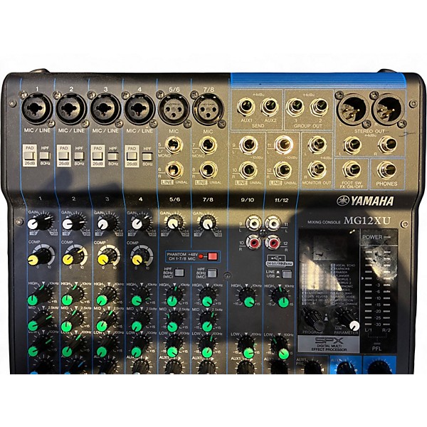 Used Yamaha MG12XU Unpowered Mixer