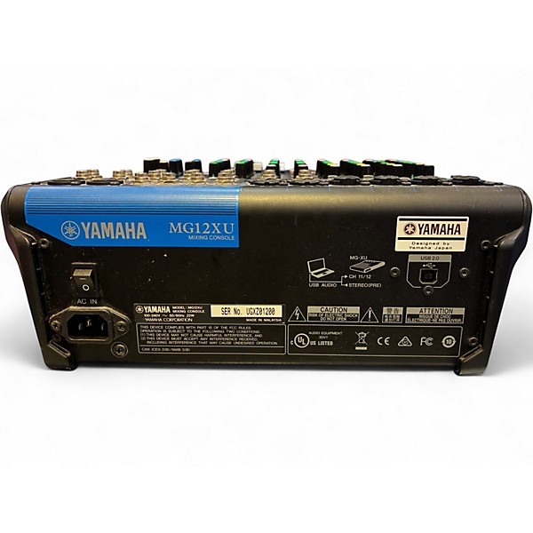Used Yamaha MG12XU Unpowered Mixer