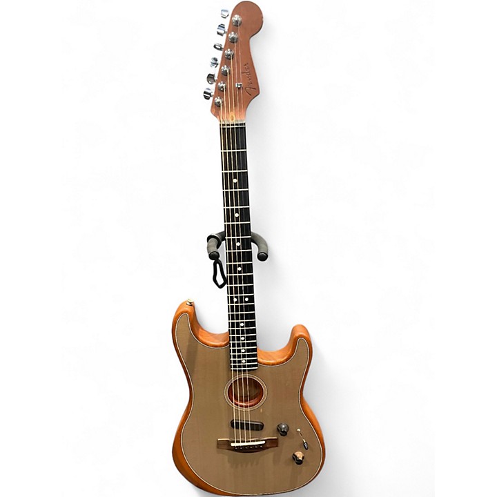 Used Fender Acoustasonic Player Stratocaster Natural Acoustic