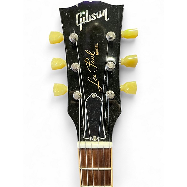 Used Gibson 1960 Reissue Les Paul Ebony Solid Body Electric Guitar