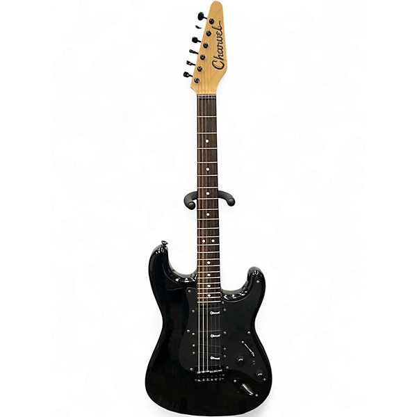 Used Charvel ST DELUXE Black Solid Body Electric Guitar