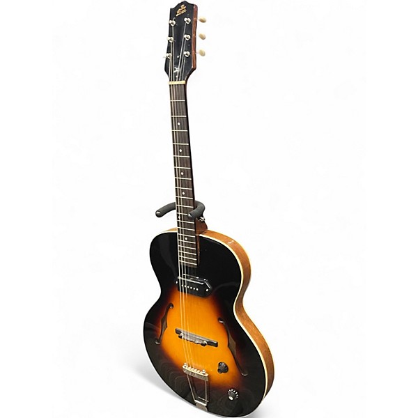 Used The Loar LH301TVS 3 Color Sunburst Hollow Body Electric Guitar