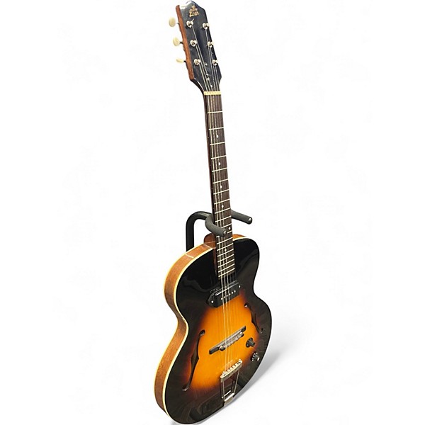 Used The Loar LH301TVS 3 Color Sunburst Hollow Body Electric Guitar