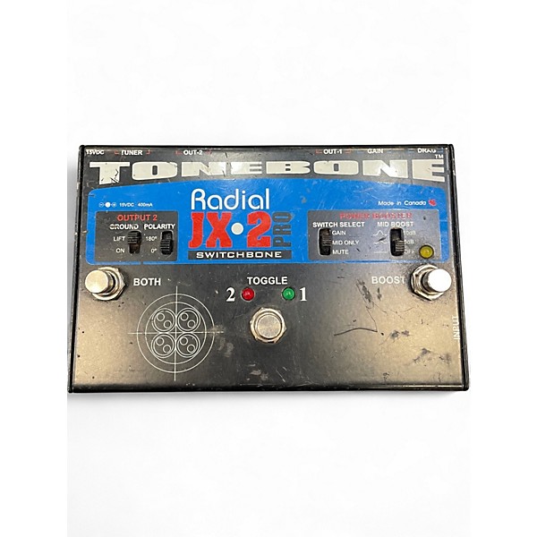 Used Radial Engineering JX2 Switchbone Class A ABY With Boost Pedal