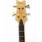 Used Schecter Guitar Research Diamond Series custom 4 Natural Electric Bass Guitar