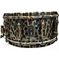 Used Mapex 14X6.5 Sledgehammer Black Panther Snare Metallic Silver Drum thumbnail