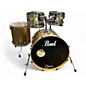 Used Pearl 4 Piece Vision Gold Drum Kit thumbnail