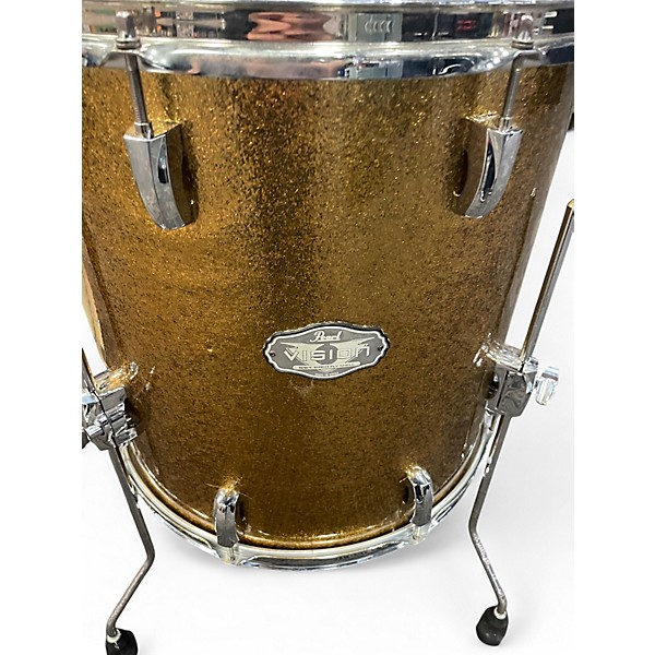 Used Pearl 4 Piece Vision Gold Drum Kit