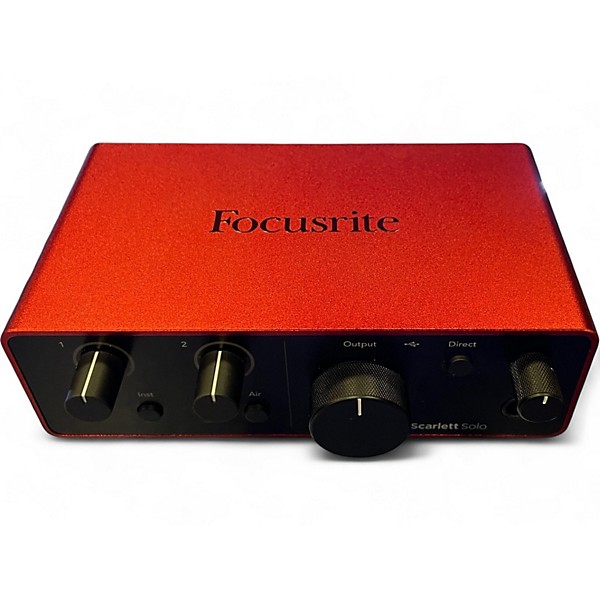 Used Focusrite Scarlett Solo Gen 4 Audio Interface