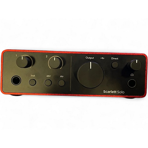 Used Focusrite Scarlett Solo Gen 4 Audio Interface