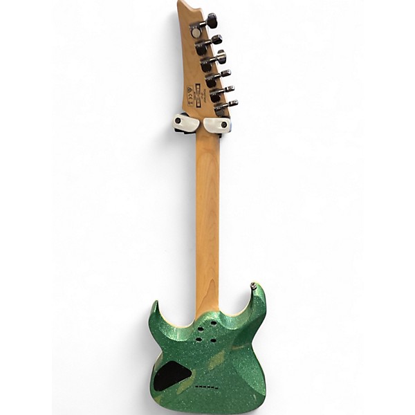 Used Ibanez rg421msp Emerald Green Solid Body Electric Guitar