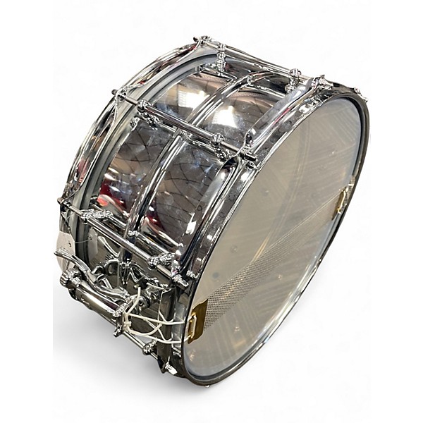 Used Ludwig 14in Supralite Snare Chrome Drum