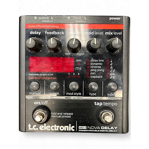 Used TC Electronic ND1 Nova Delay Effect Pedal