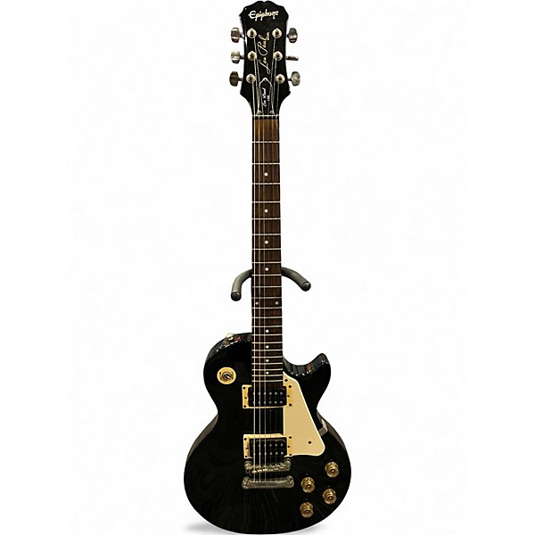 Used Epiphone Les Paul 100 Bolt On Black Solid Body Electric Guitar
