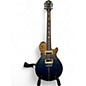 Used 2020s Michael Kelly CUSTOM COLLECTION Blue Solid Body Electric Guitar thumbnail