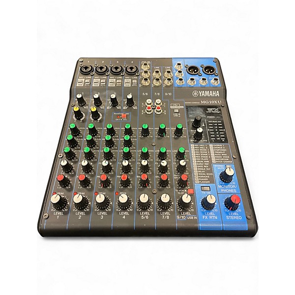Used Yamaha MG10XU 10 Channel Mixer with Effects Unpowered Mixer