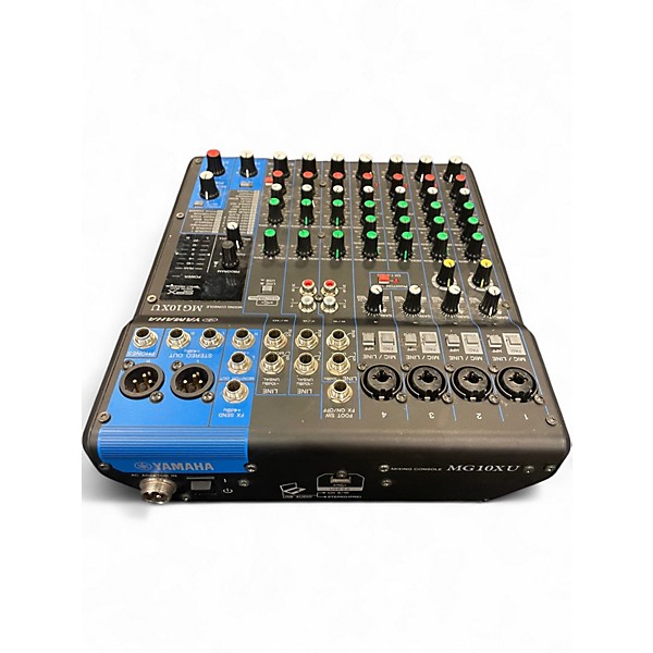 Used Yamaha MG10XU 10 Channel Mixer with Effects Unpowered Mixer