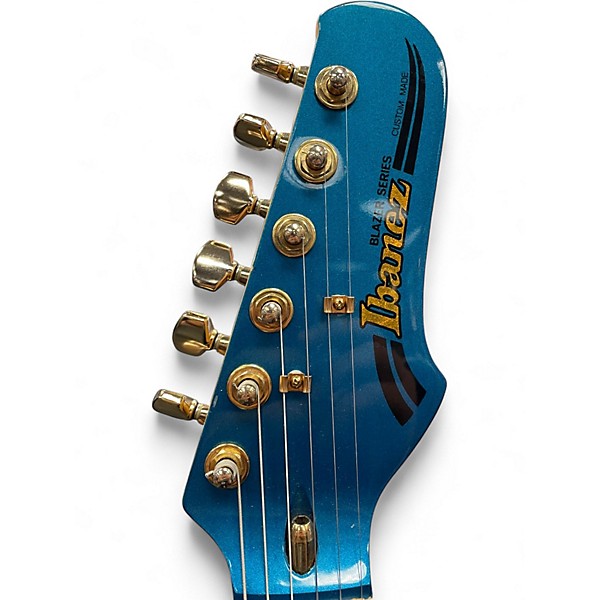 Used Ibanez Blazer 550 Blue Solid Body Electric Guitar