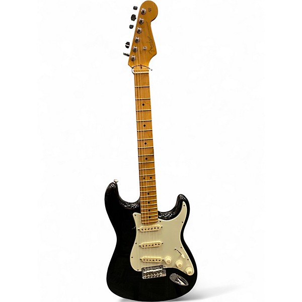 Used Fender American Professional II Stratocaster Black Solid Body Electric Guitar