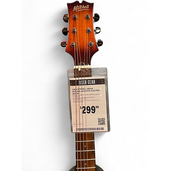Used Mitchell MX430 Natural Acoustic Electric Guitar