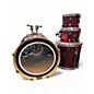Used Pearl 4 Piece Export Trans Red Drum Kit