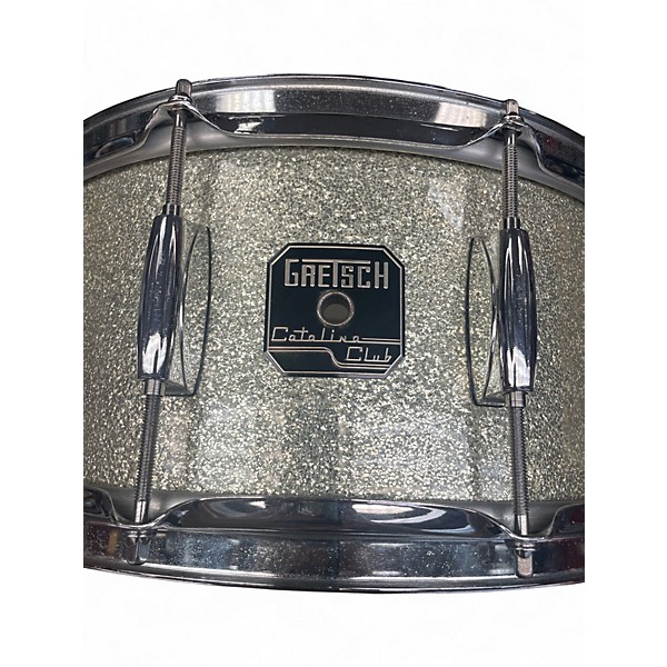Used Gretsch Drums 14X6.5 Catalina Club Series Snare Silver Sparkle Drum