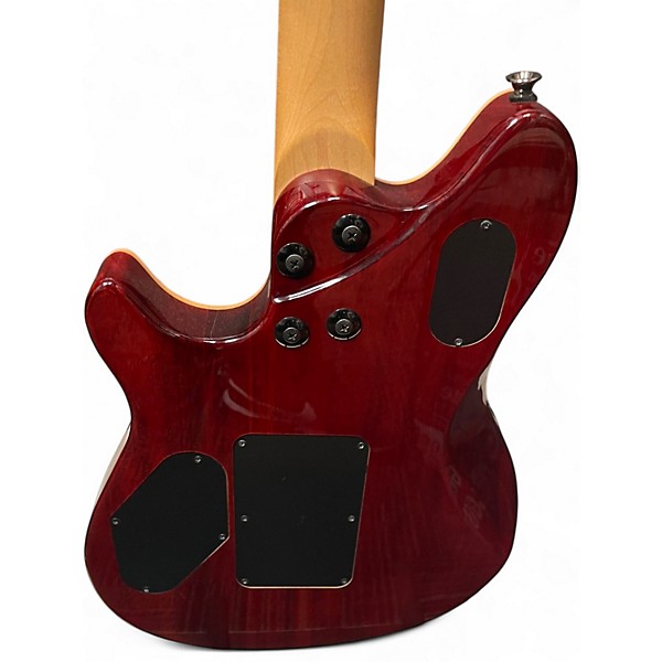 Used EVH Wolfgang WG Standard Quilt Maple Trans Amber Solid Body Electric Guitar
