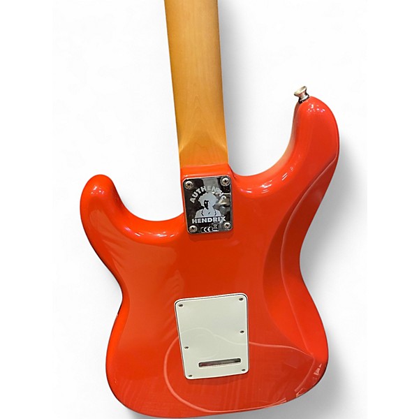 Used Fender Jimi Hendrix Monterey Stratocaster 2 Color Sunburst Solid Body Electric Guitar