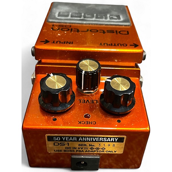 Used BOSS DS1 DISTORTION 50TH ANNIVERSARY Effect Pedal
