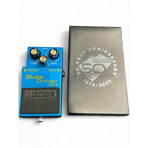 Used BOSS BD2 BLUES DRIVER 50TH Anniversary Effect Pedal
