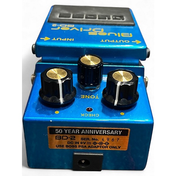 Used BOSS BD2 BLUES DRIVER 50TH Anniversary Effect Pedal