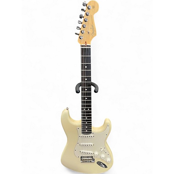 Used Fender American Standard Stratocaster Alpine White Solid Body Electric Guitar