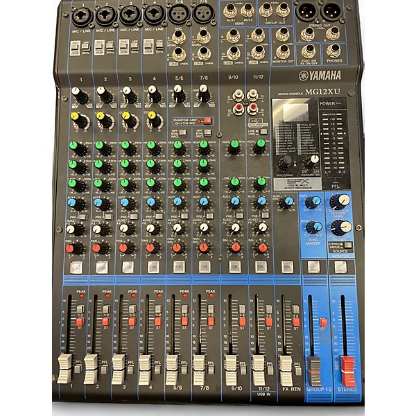 Used Yamaha MG12XU Unpowered Mixer